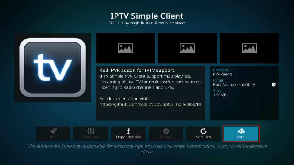 Install-IPTV-Client